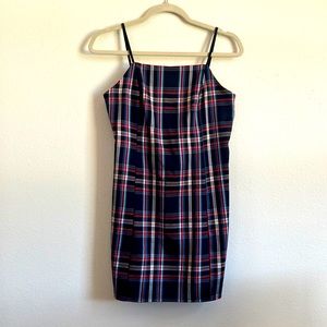 Urban Outfitters Checkered Mini Slip Dress | small | NWOT